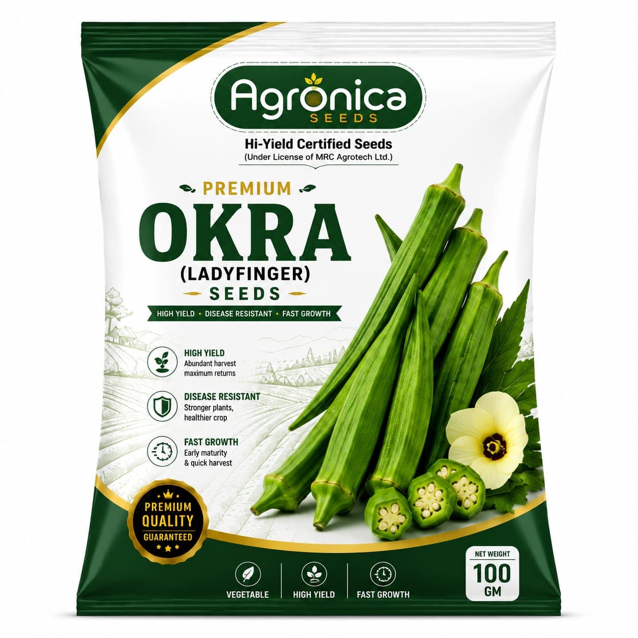 Okra (Ladyfinger) Seeds