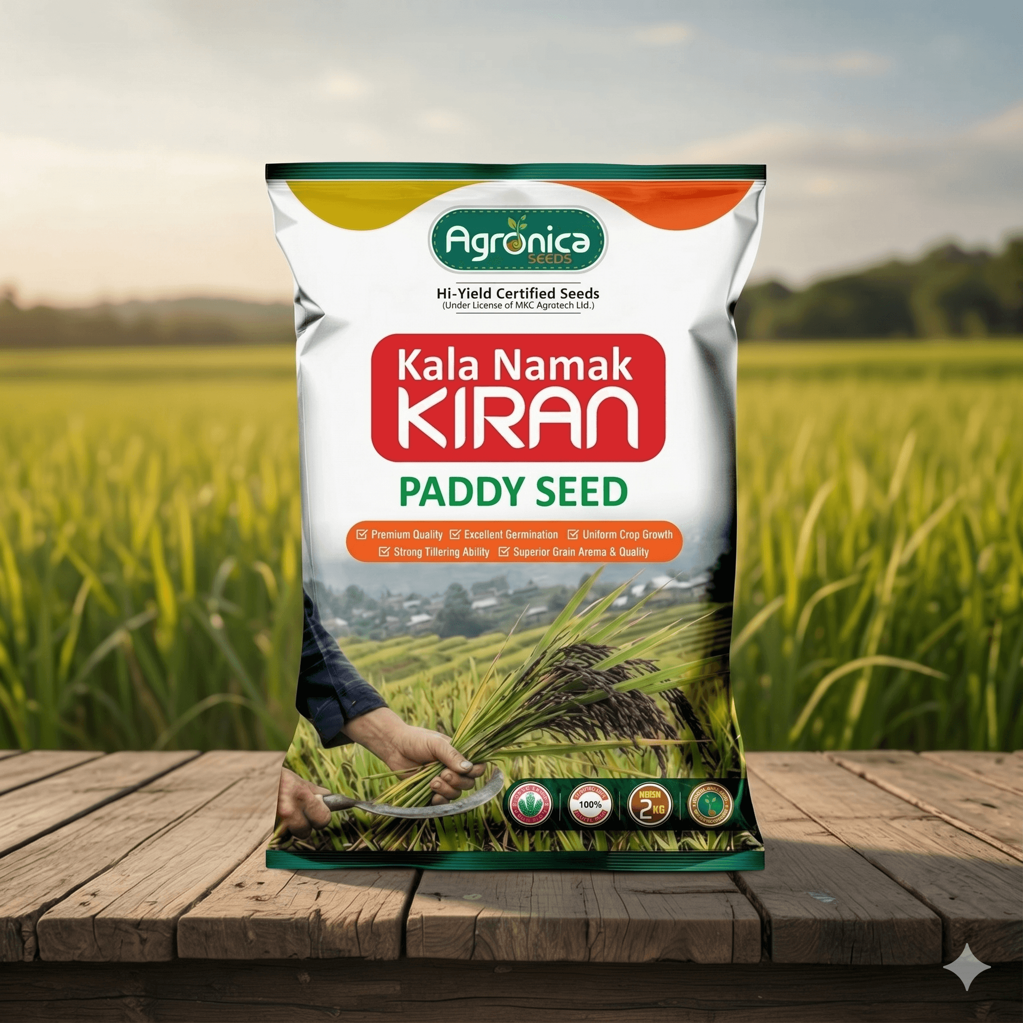 Kala Namak Kiran Paddy Seeds